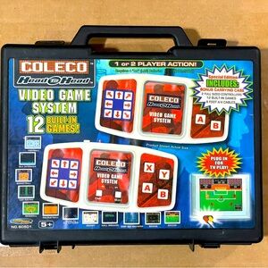 Coleco Vintage  2005 Video Game Six 6 Built in games Plug in for TV Play